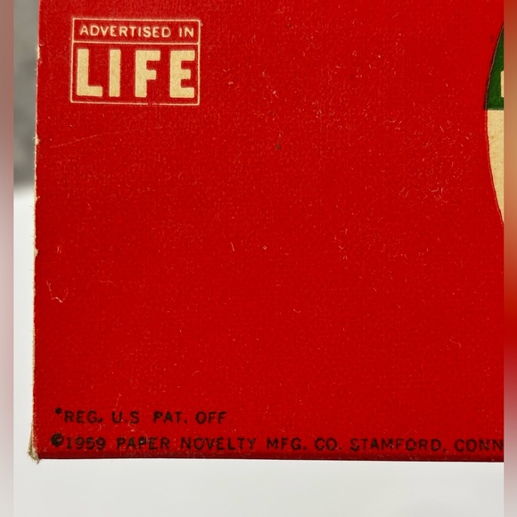 Doubl Glo | Christmas Tree Hangers | Paper Novelty Mfg Company Original Box 1959 - Picture 6 of 6